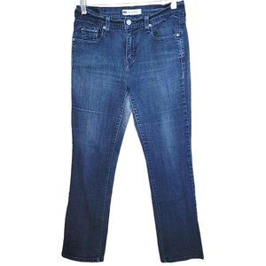 Levis 505 Straight Leg Blue Denim Jeans Women Size 6